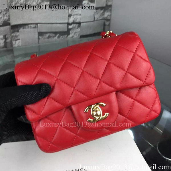 Chanel Classic Flap Bag Original Sheepskin Leather A5171 Red Chanel Classic Flap Bag Original Sheepskin Leather A5171 Red