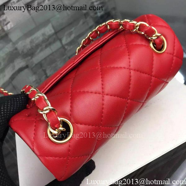 Chanel Classic Flap Bag Original Sheepskin Leather A5171 Red Chanel Classic Flap Bag Original Sheepskin Leather A5171 Red
