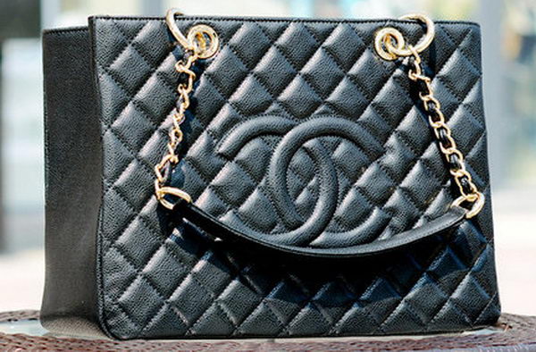 Chanel Classic Coco Bag Black GST Cannage Pattern A50995 Gold Chanel Classic Coco Bag Black GST Cannage Pattern A50995 Gold