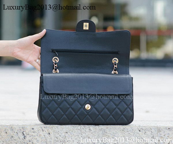 Chanel Classic Flap Bag Black Cannage Pattern A1113 Gold Chanel Classic Flap Bag Black Cannage Pattern A1113 Gold