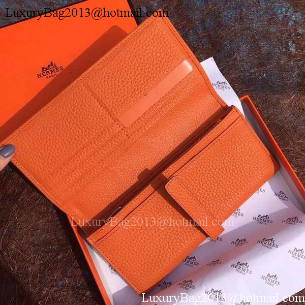 Hermes Grainy Leather Bifold Wallet H8000 Hermes Grainy Leather Bifold Wallet H8000