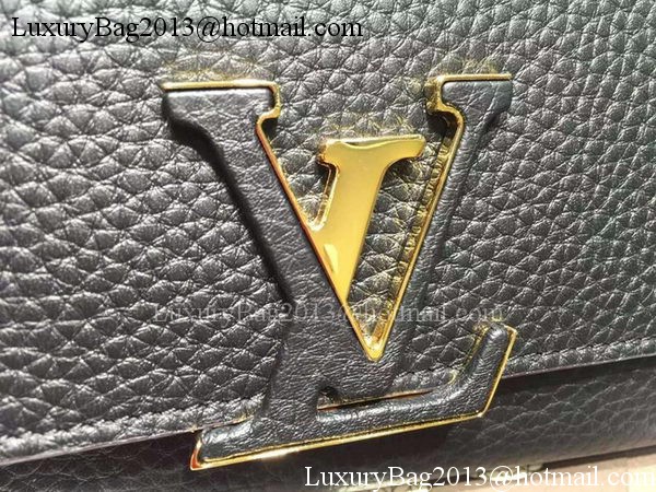 Louis Vuitton Litchi Leather LOUISE WALLET M60766 Black Louis Vuitton Litchi Leather LOUISE WALLET M60766 Black
