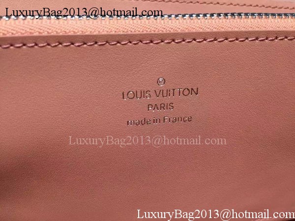 Louis Vuitton Litchi Leather LOUISE WALLET M60766 Pink Louis Vuitton Litchi Leather LOUISE WALLET M60766 Pink
