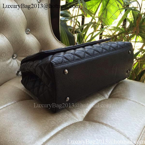 Chanel Classic Top Handle Bag Original Cannage Pattern A95168 Black&Red Chanel Classic Top Handle Bag Original Cannage Pattern A95168 Black&Red