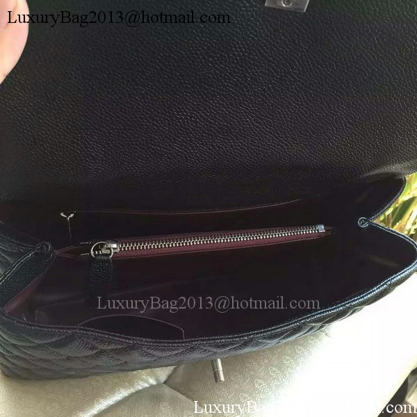 Chanel Classic Top Handle Bag Original Cannage Pattern A95168 Black&Red Chanel Classic Top Handle Bag Original Cannage Pattern A95168 Black&Red