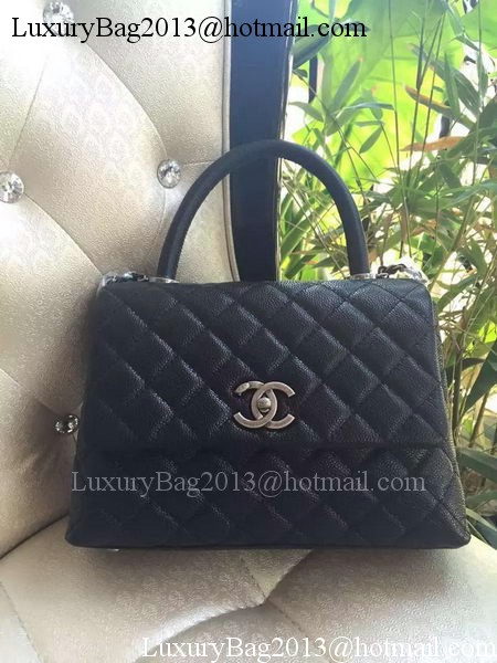Chanel Classic Top Handle Bag Original Cannage Pattern A95169 Black Chanel Classic Top Handle Bag Original Cannage Pattern A95169 Black