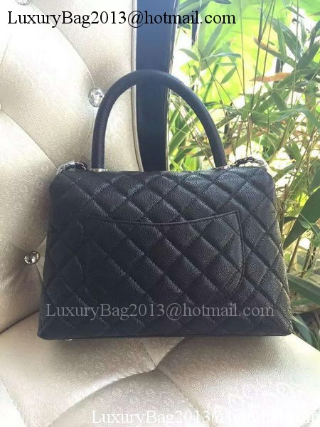 Chanel Classic Top Handle Bag Original Cannage Pattern A95169 Black Chanel Classic Top Handle Bag Original Cannage Pattern A95169 Black