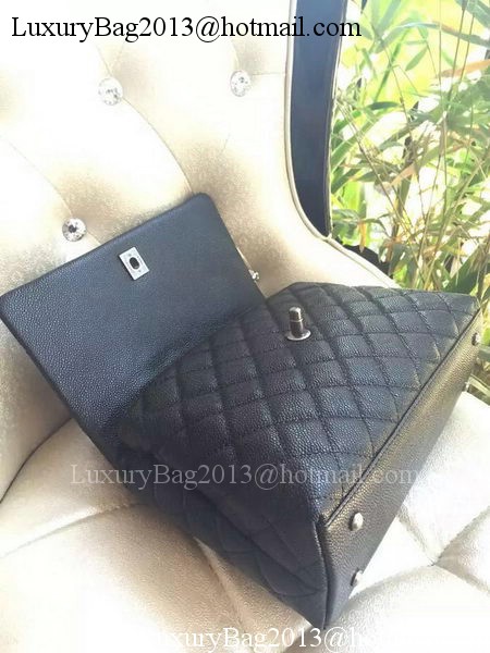 Chanel Classic Top Handle Bag Original Cannage Pattern A95169 Black Chanel Classic Top Handle Bag Original Cannage Pattern A95169 Black