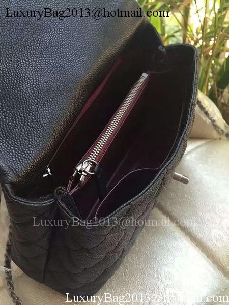 Chanel Classic Top Handle Bag Original Cannage Pattern A95169 Black Chanel Classic Top Handle Bag Original Cannage Pattern A95169 Black