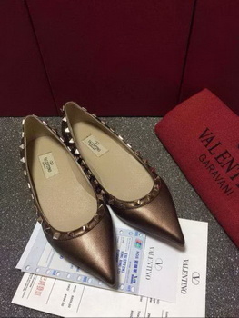 Valentino Leather Flat VT580 Bronze Valentino Leather Flat VT580 Bronze
