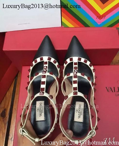 Valentino Leather Pump VT587 Black Valentino Leather Pump VT587 Black