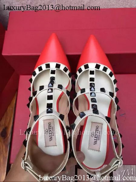 Valentino Leather Pump VT590 Red Valentino Leather Pump VT590 Red