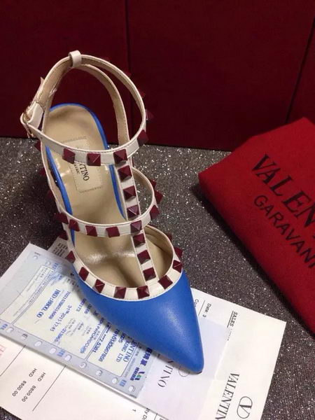 Valentino Leather Pump VT652 Blue Valentino Leather Pump VT652 Blue