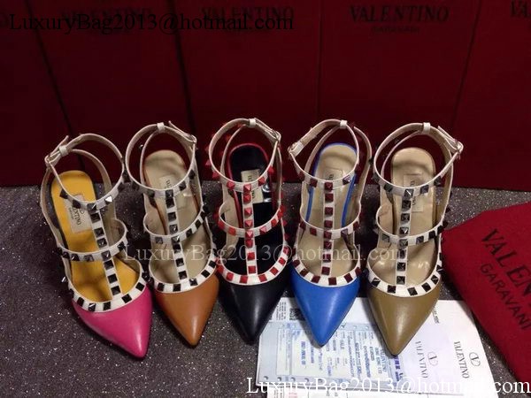 Valentino Leather Pump VT652 Blue Valentino Leather Pump VT652 Blue