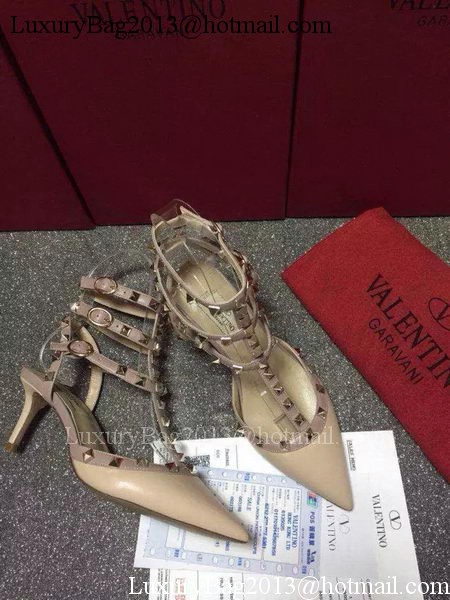 Valentino Leather Pump VT655 Apricot Valentino Leather Pump VT655 Apricot