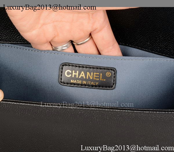 Boy Chanel Flap Shoulder Bag Black Original Cannage Pattern A67086 Gold Boy Chanel Flap Shoulder Bag Black Original Cannage Pattern A67086 Gold