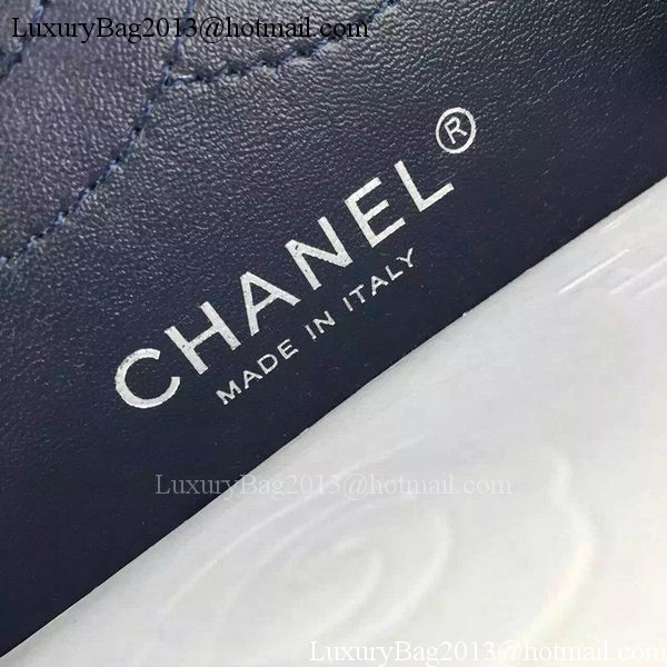 Chanel Classic Flap Bag Black Original Calfskin Leather CHA6059 Blue Chanel Classic Flap Bag Black Original Calfskin Leather CHA6059 Blue