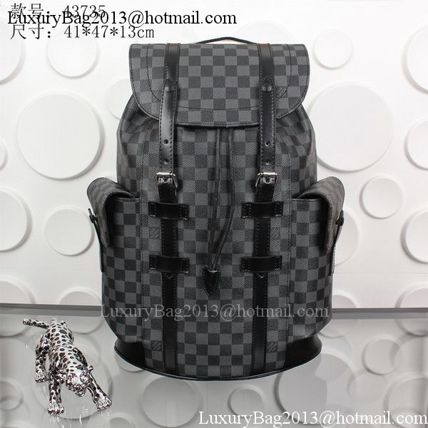 Louis Vuitton Monogram Damier Ebene Graphite CHRISTOPHER PM M43735 Louis Vuitton Monogram Damier Ebene Graphite CHRISTOPHER PM M43735