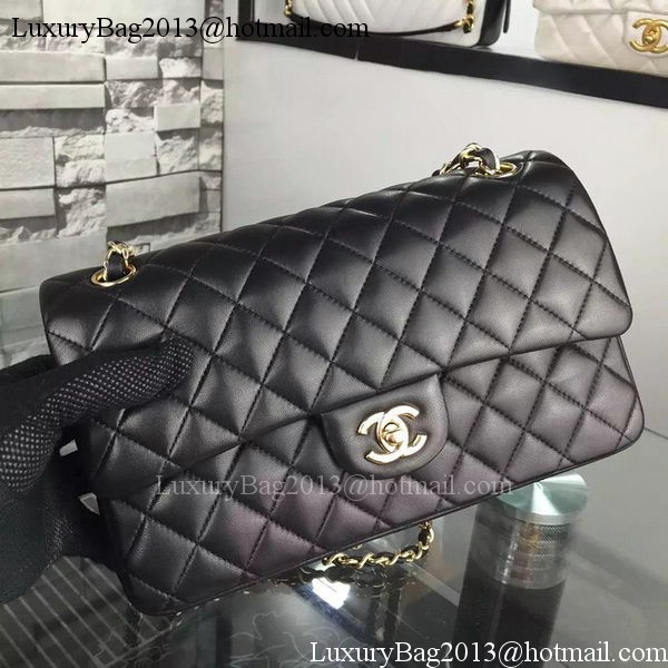 Chanel 2.55 Series Flap Bag Lambskin Leather A5024 Black Chanel 2.55 Series Flap Bag Lambskin Leather A5024 Black