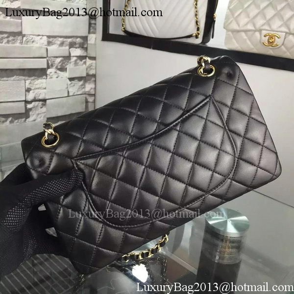 Chanel 2.55 Series Flap Bag Lambskin Leather A5024 Black Chanel 2.55 Series Flap Bag Lambskin Leather A5024 Black