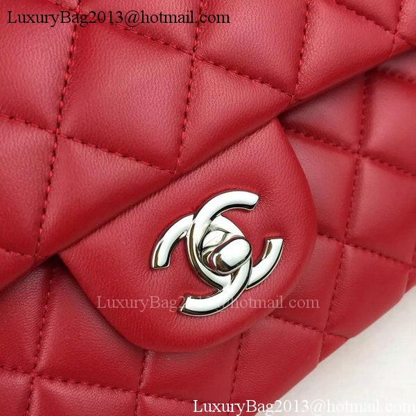 Chanel 2.55 Series Flap Bag Lambskin Leather A5024 Red Chanel 2.55 Series Flap Bag Lambskin Leather A5024 Red