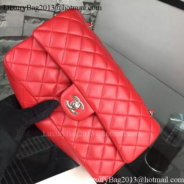 Chanel 2.55 Series Flap Bag Lambskin Leather A5024 Red Chanel 2.55 Series Flap Bag Lambskin Leather A5024 Red