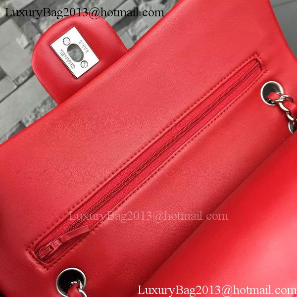 Chanel 2.55 Series Flap Bag Lambskin Leather A5024 Red Chanel 2.55 Series Flap Bag Lambskin Leather A5024 Red