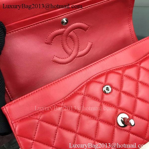 Chanel 2.55 Series Flap Bag Lambskin Leather A5024 Red Chanel 2.55 Series Flap Bag Lambskin Leather A5024 Red