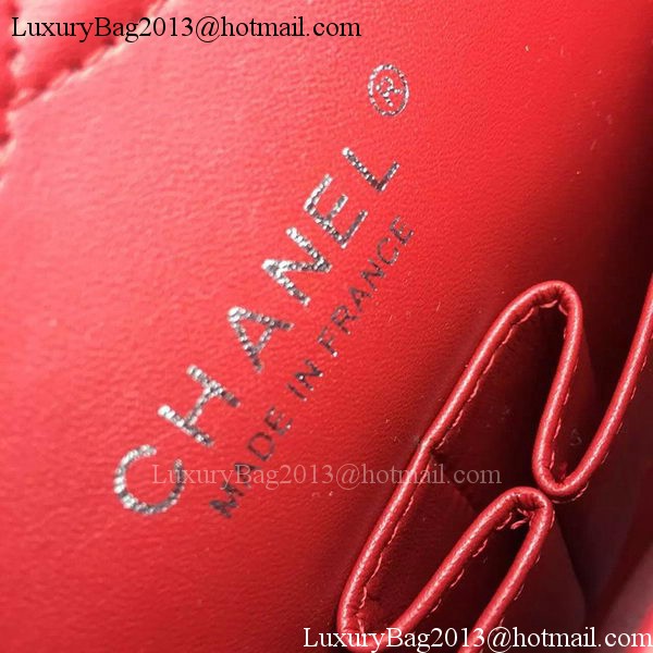 Chanel 2.55 Series Flap Bag Lambskin Leather A5024 Red Chanel 2.55 Series Flap Bag Lambskin Leather A5024 Red