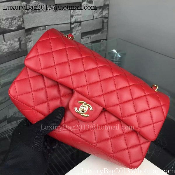 Chanel 2.55 Series Flap Bag Lambskin Leather A5024 Red Chanel 2.55 Series Flap Bag Lambskin Leather A5024 Red