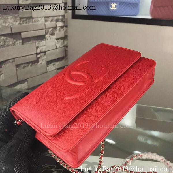 Chanel Flap Shoulder Bag Cannage Pattern A5373 Red Chanel Flap Shoulder Bag Cannage Pattern A5373 Red