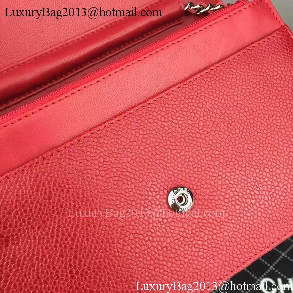 Chanel Flap Shoulder Bag Cannage Pattern A5373 Red Chanel Flap Shoulder Bag Cannage Pattern A5373 Red