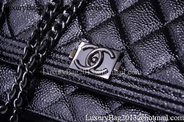 Boy Chanel mini Flap Bags Bright Cannage Pattern A33815 Black Boy Chanel mini Flap Bags Bright Cannage Pattern A33815 Black