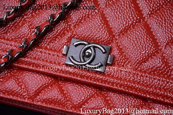 Boy Chanel mini Flap Bags Bright Cannage Pattern A33815 Red Boy Chanel mini Flap Bags Bright Cannage Pattern A33815 Red