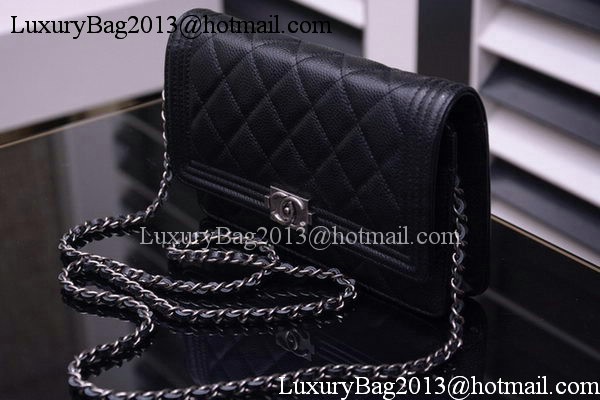 Boy Chanel mini Flap Bags Cannage Pattern A33815 Black Boy Chanel mini Flap Bags Cannage Pattern A33815 Black