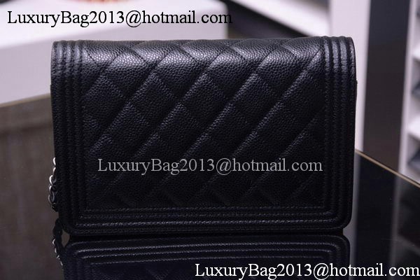 Boy Chanel mini Flap Bags Cannage Pattern A33815 Black Boy Chanel mini Flap Bags Cannage Pattern A33815 Black