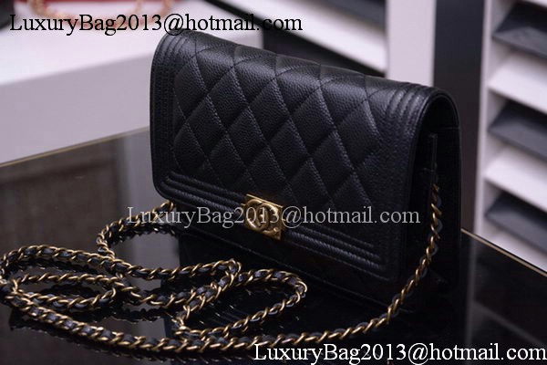 Boy Chanel mini Flap Bags Cannage Pattern A33815 Black Boy Chanel mini Flap Bags Cannage Pattern A33815 Black