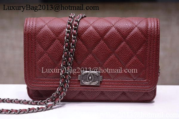 Boy Chanel mini Flap Bags Cannage Pattern A33815 Burgundy Boy Chanel mini Flap Bags Cannage Pattern A33815 Burgundy