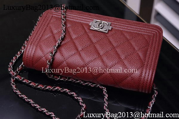 Boy Chanel mini Flap Bags Cannage Pattern A33815 Burgundy Boy Chanel mini Flap Bags Cannage Pattern A33815 Burgundy