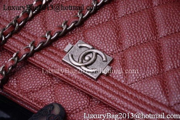 Boy Chanel mini Flap Bags Cannage Pattern A33815 Burgundy Boy Chanel mini Flap Bags Cannage Pattern A33815 Burgundy