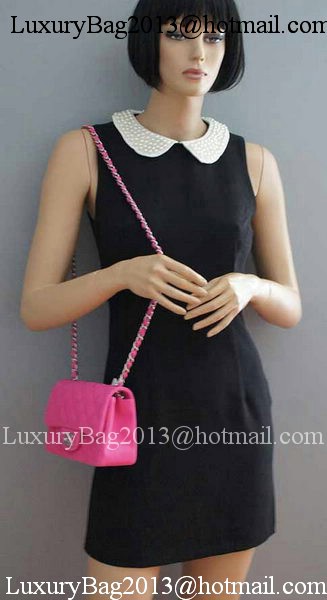 Chanel mini Classic Flap Bag Original Snake Leather A1116 Pink Chanel mini Classic Flap Bag Original Snake Leather A1116 Pink