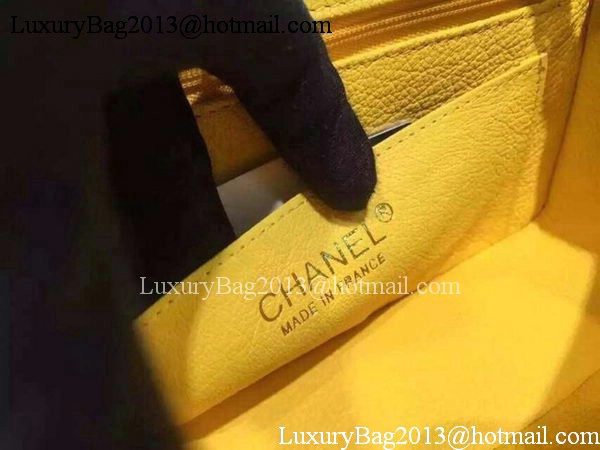 Chanel mini Classic Flap Bag Original Snake Leather A1116 Yellow Chanel mini Classic Flap Bag Original Snake Leather A1116 Yellow