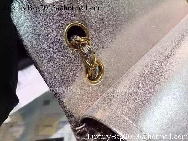 Chanel 2.55 Series Flap Bags Gray Original Python Leather A1112SA Gold Chanel 2.55 Series Flap Bags Gray Original Python Leather A1112SA Gold