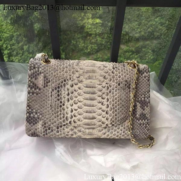 Chanel 2.55 Series Flap Bags OffWhite Pink Original Python Leather A1112SA Gold Chanel 2.55 Series Flap Bags OffWhite Pink Original Python Leather A1112SA Gold