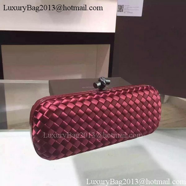 Bottega Veneta STRETCH Knot Sheepskin Leather Clutch BV8651 Burgundy Bottega Veneta STRETCH Knot Sheepskin Leather Clutch BV8651 Burgundy
