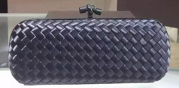 Bottega Veneta STRETCH Knot Sheepskin Leather Clutch BV8651 Royal Bottega Veneta STRETCH Knot Sheepskin Leather Clutch BV8651 Royal