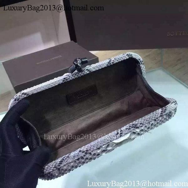 Bottega Veneta Snake Leather Knot Clutch 8651E Bottega Veneta Snake Leather Knot Clutch 8651E