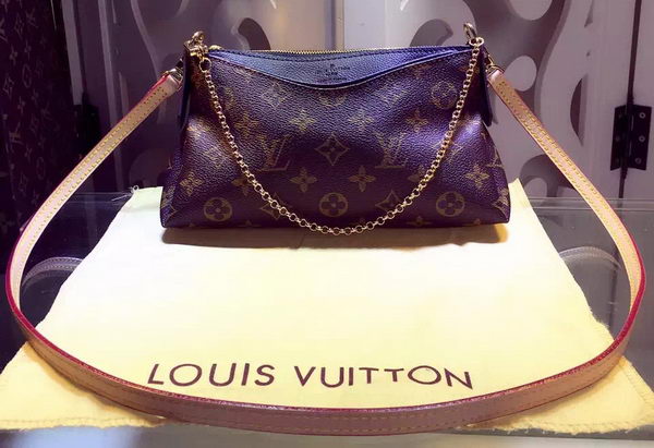 Louis Vuitton Monogram Canvas PALLAS CLUTCH M41639 Noir Louis Vuitton Monogram Canvas PALLAS CLUTCH M41639 Noir
