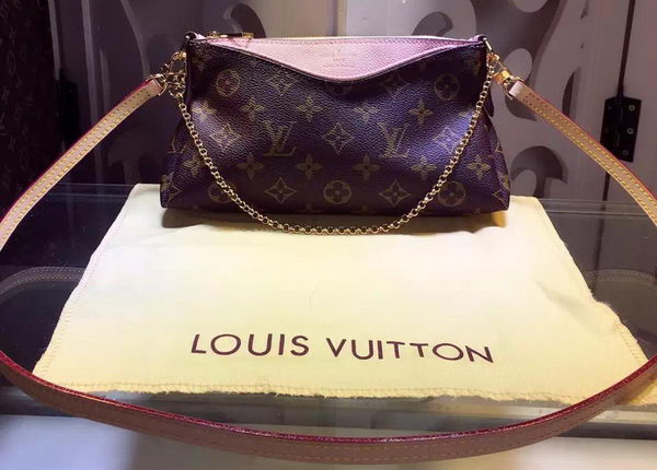Louis Vuitton Monogram Canvas PALLAS CLUTCH M41733 Poppy Louis Vuitton Monogram Canvas PALLAS CLUTCH M41733 Poppy