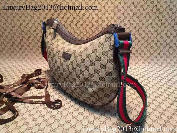 Gucci GG Plus Medium Messenger Bag 181092 Brown Gucci GG Plus Medium Messenger Bag 181092 Brown